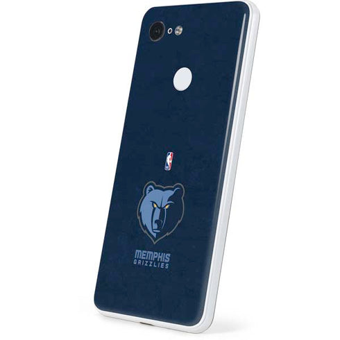 NBA Memphis Grizzlies Distressed Google Pixel 3 Skin